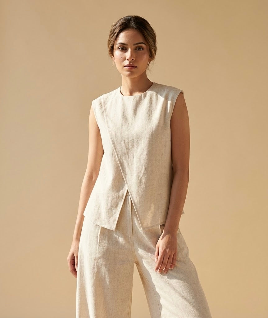 SAHARA WEAVE
OVERLAP TOP