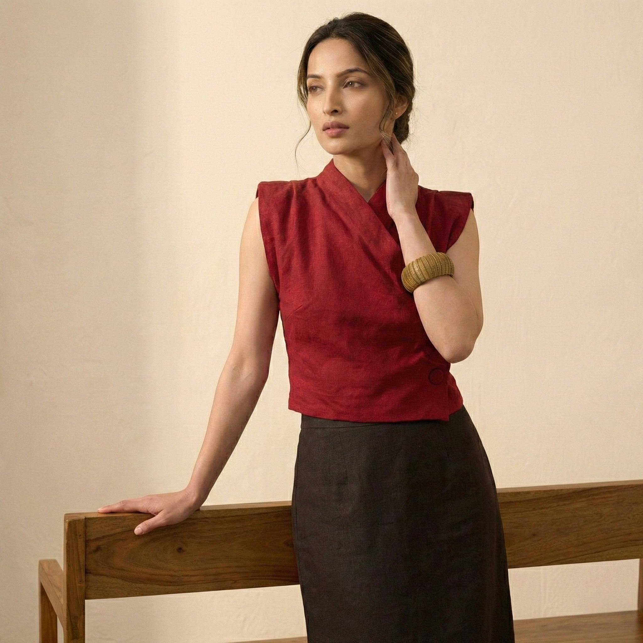 VALENTINA BOTTOM BUTTON UP