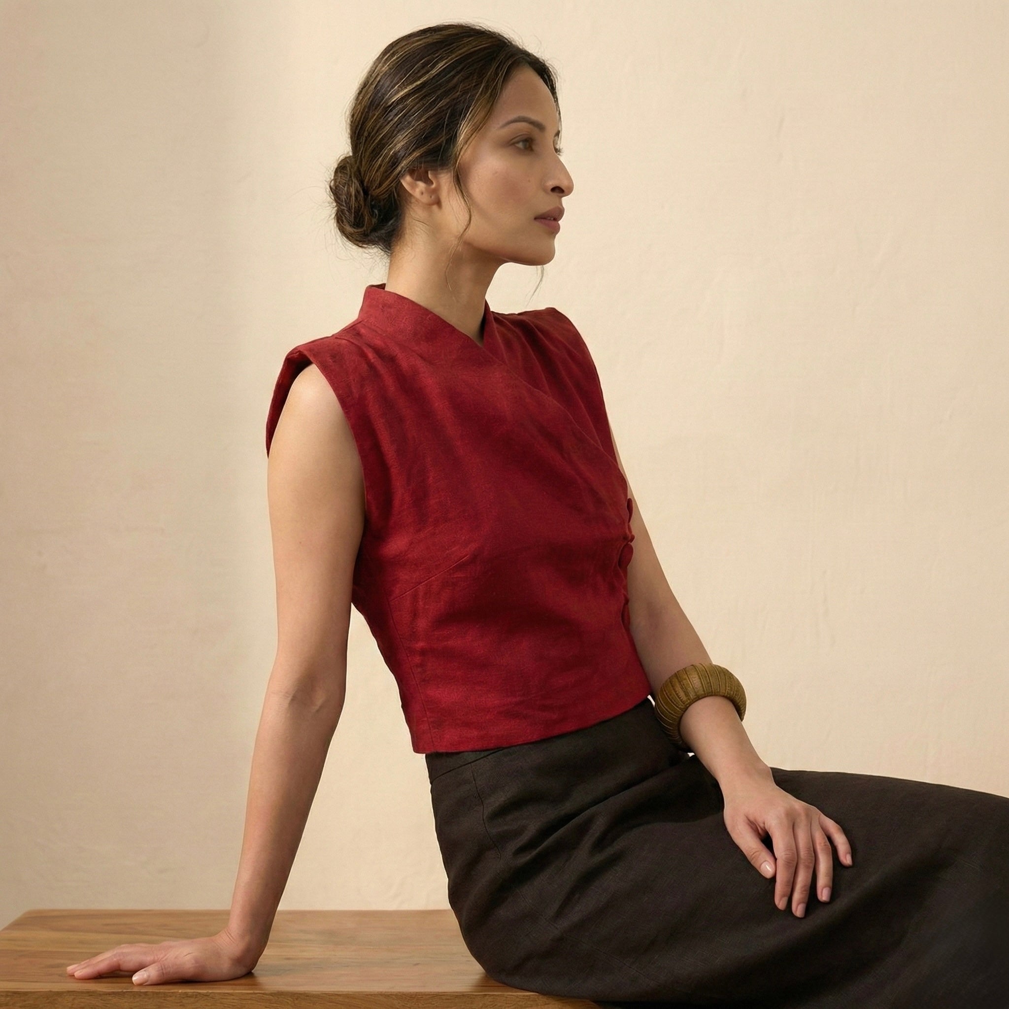 VALENTINA BOTTOM BUTTON UP